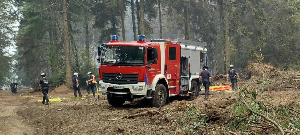 Waldbrand im Hürtgenwald: Lage weiter entspannt
